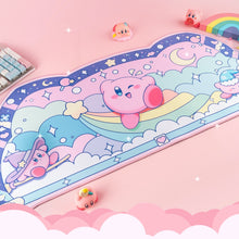 Load image into Gallery viewer, Kirby Desk Mat - Large Blue Anime Mousepad