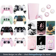 Load image into Gallery viewer, Skull PS5 Skin | Halloween Gothic Vinyl Cover Wrap Sticker