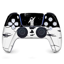 Load image into Gallery viewer, Space Moon PS5 Skin - Astronaut Cute Vinyl Wrap Sticker Sony Playstation 5