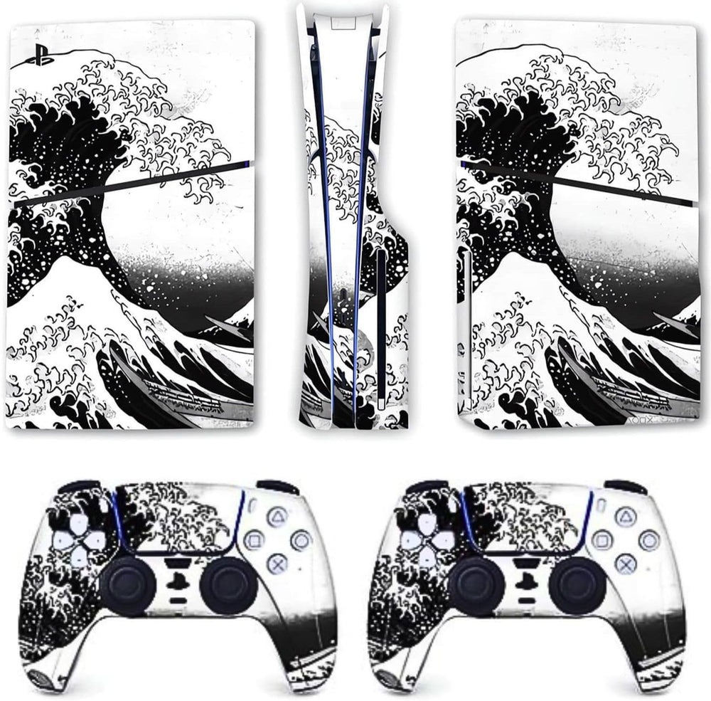 Load image into Gallery viewer, PS5 Wave Japanese Skin - Vinyl Wrap Sticker Playstation 5