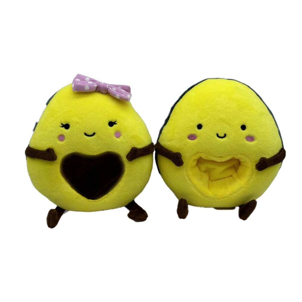 Load image into Gallery viewer, Avocado Plush | Reversible Green Brown Kawaii Plushie