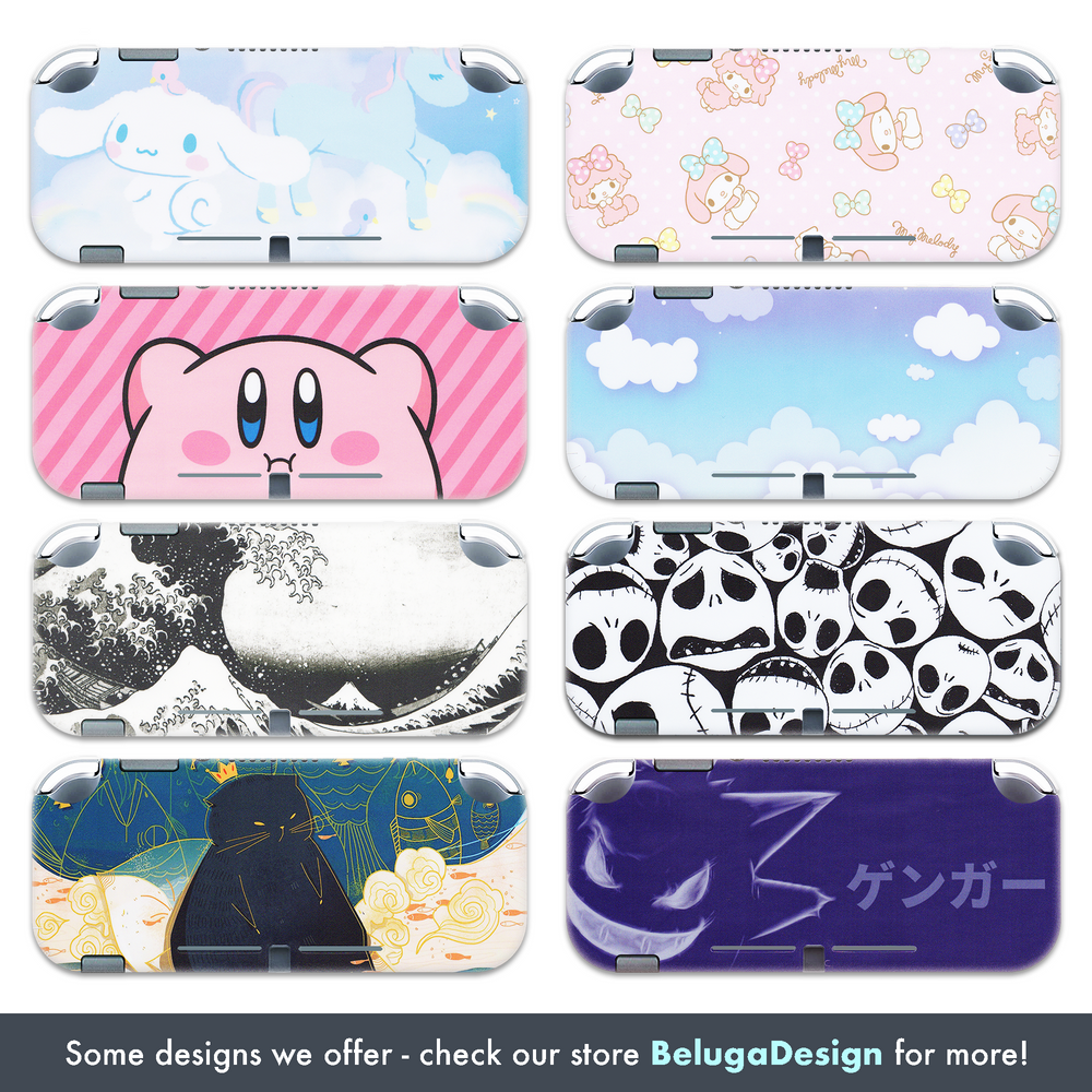 Load image into Gallery viewer, Black Rose Skin | Flower Nintendo Switch OLED or Lite Wrap