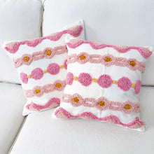 Load image into Gallery viewer, Pink Boho Throw Pillow Covers – 2 Pack