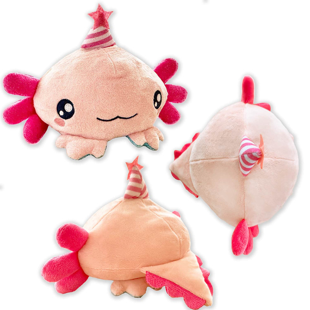 Load image into Gallery viewer, Axolotl Plush | Reversible Pink Blue Kawaii Plushie