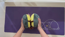 Load and play video in Gallery viewer, Avocado Plush | Reversible Green Brown Kawaii Plushie