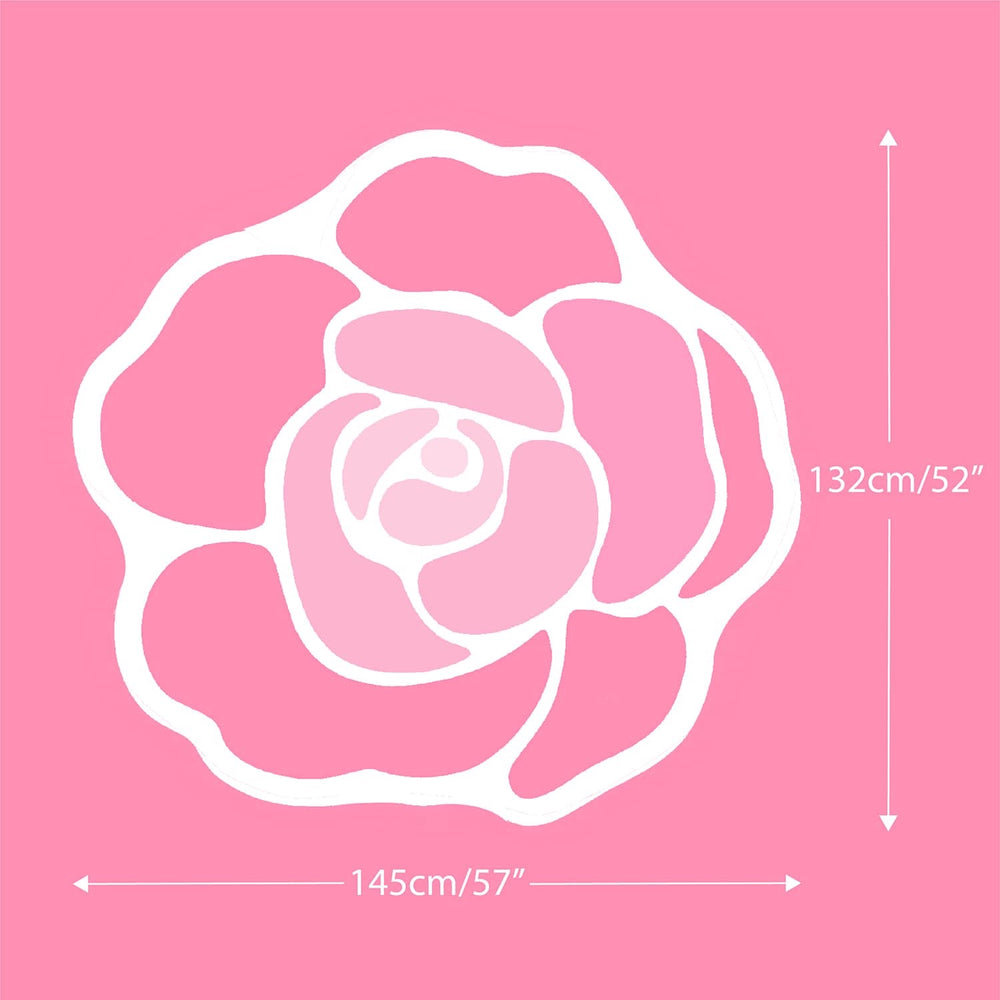 Load image into Gallery viewer, Rose Rug - Round Flower Shaped Carpet
