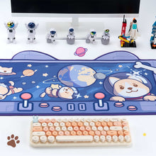 Load image into Gallery viewer, Space Dog Desk Mat Large Mouse Pad