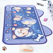 Load image into Gallery viewer, Space Dog Desk Mat Large Mouse Pad