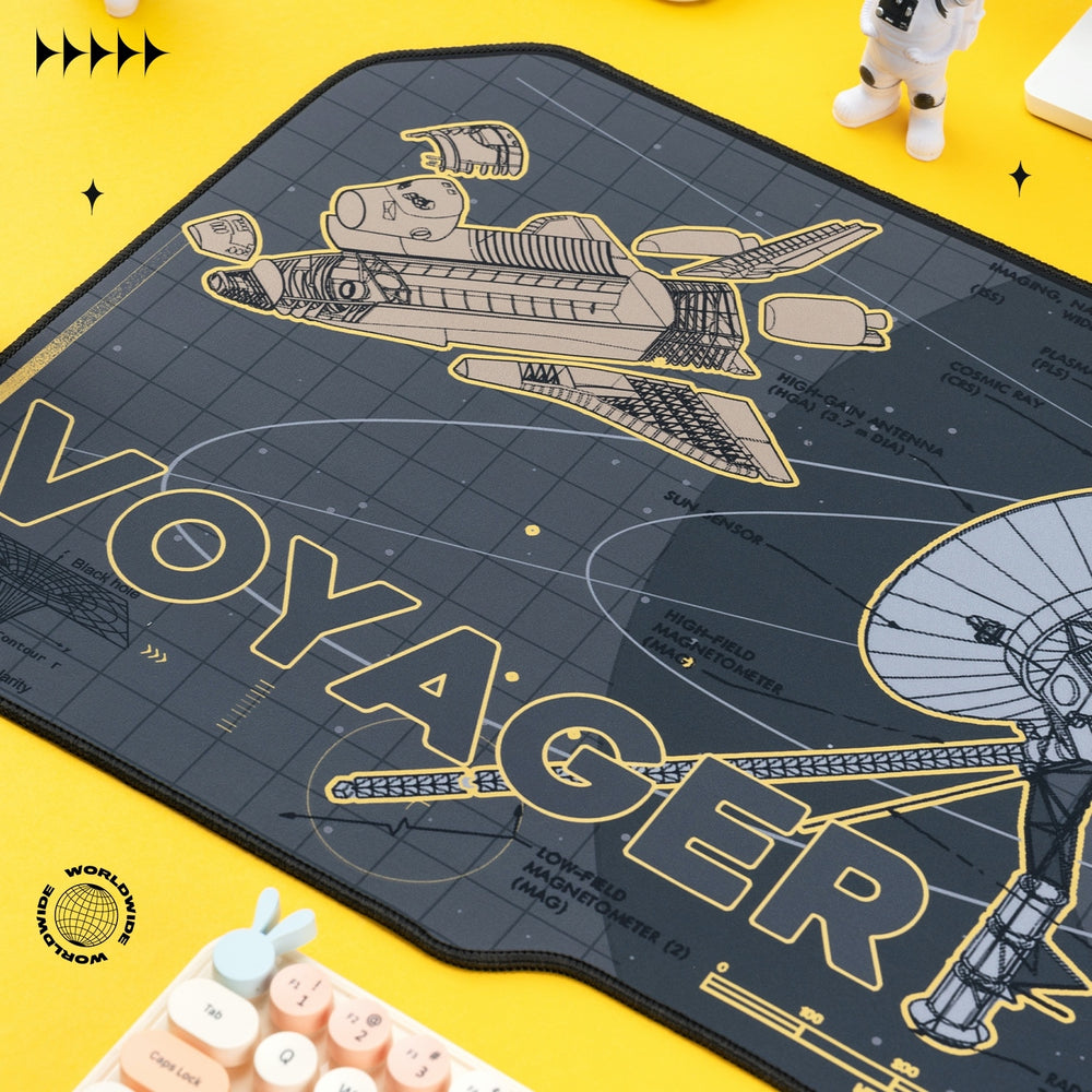 Load image into Gallery viewer, Space Moon Desk Pad - Scifi Large Mousepad Mat