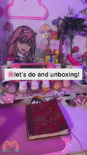 Load and play video in Gallery viewer, Bunny Pink Desk Mat - Cute Gaming Nintendo Switch Pad