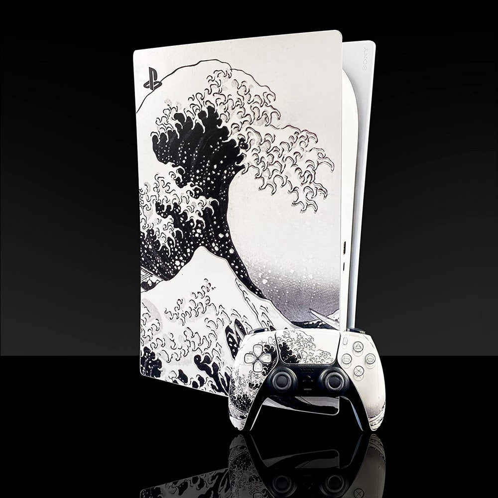 Load image into Gallery viewer, PS5 Wave Japanese Skin - Vinyl Wrap Sticker Playstation 5