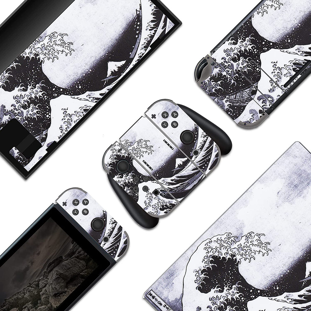 Load image into Gallery viewer, Wave Skin - Japanese Nintendo Switch Lite OLED Switch 2 Wrap