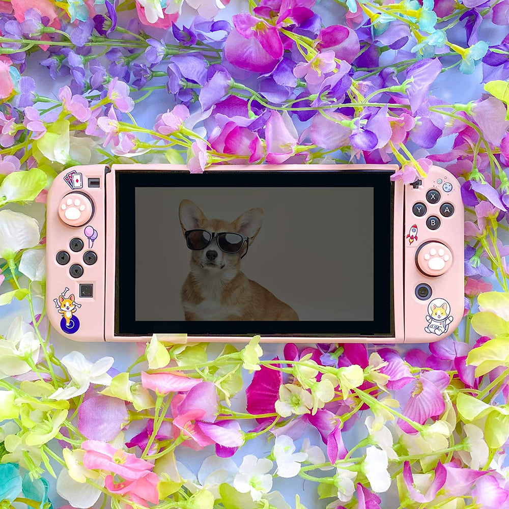 Load image into Gallery viewer, Corgi Boba Case - Dog Nintendo Switch, Lite, OLED Bundle