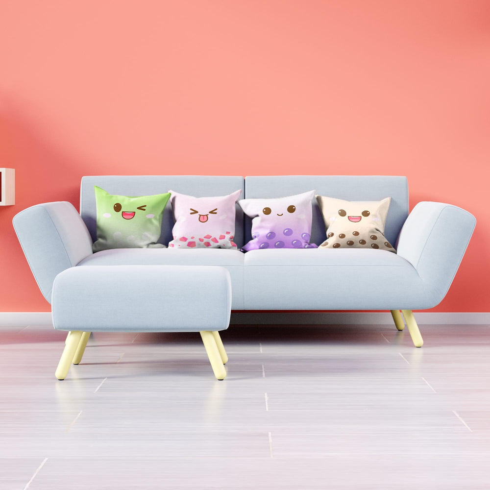 Load image into Gallery viewer, Boba Pillow Case - Cute Anime Throw Covers