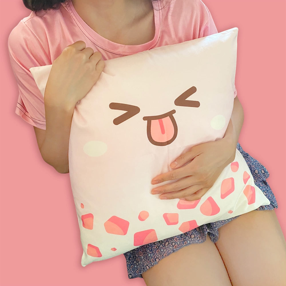 Load image into Gallery viewer, Boba Pillow Case - Cute Anime Throw Covers