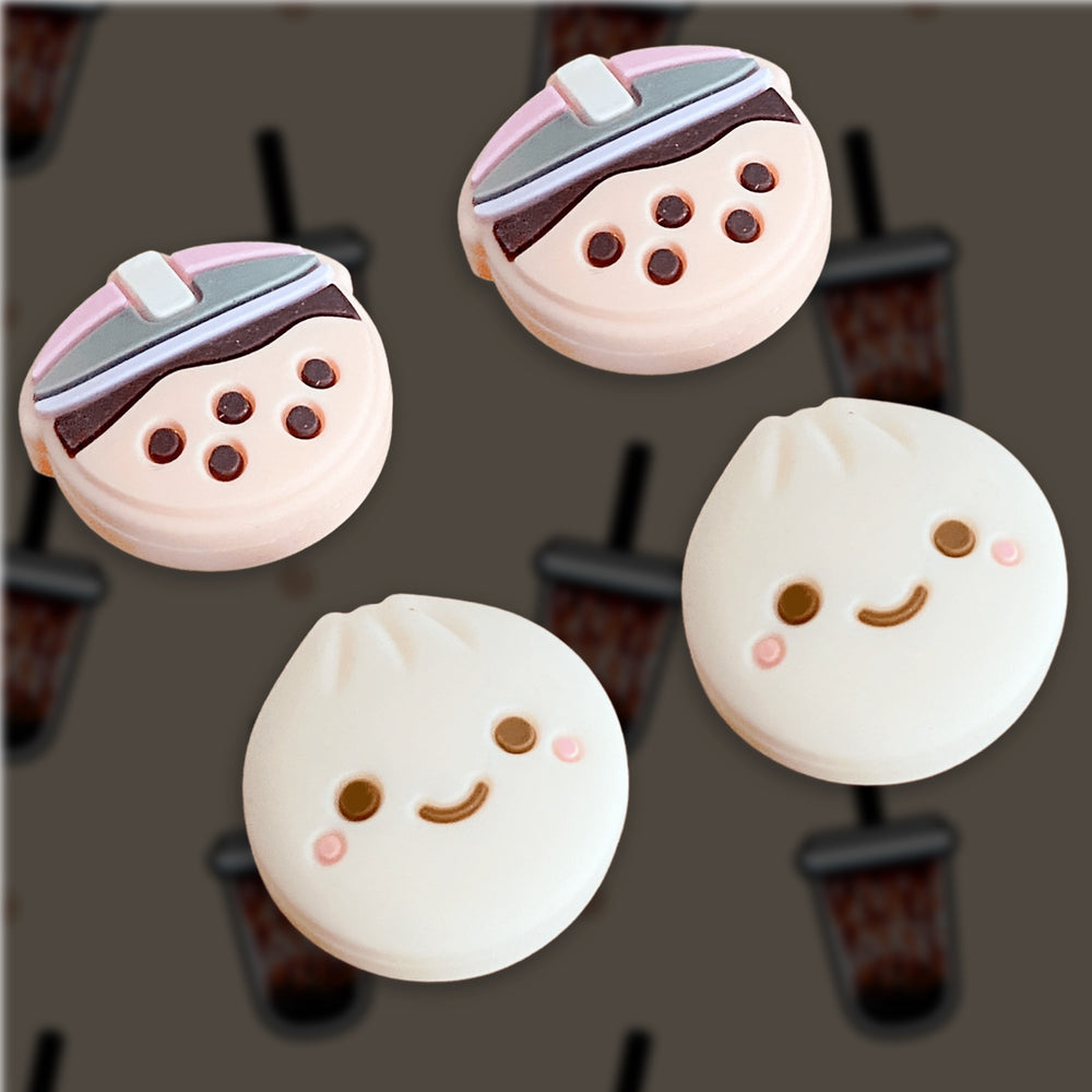 Load image into Gallery viewer, Boba Dumpling Thumb Grips for PS5 PS Xbox Pro Controller Switch 2