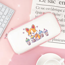 Load image into Gallery viewer, Corgi Boba Carry Case - Fits All Nintendo Switch