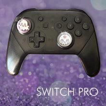 Load image into Gallery viewer, Ghost Thumb Grips - Glitter Clear for PS5 PS Xbox Pro Controller Switch 2