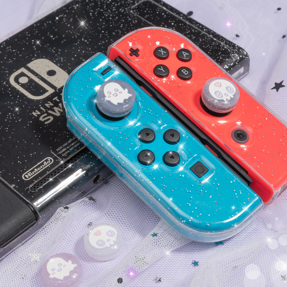 Load image into Gallery viewer, Ghost Skull Thumb Grips - Nintendo Switch Lite OLED &amp; Switch 2 Button Caps
