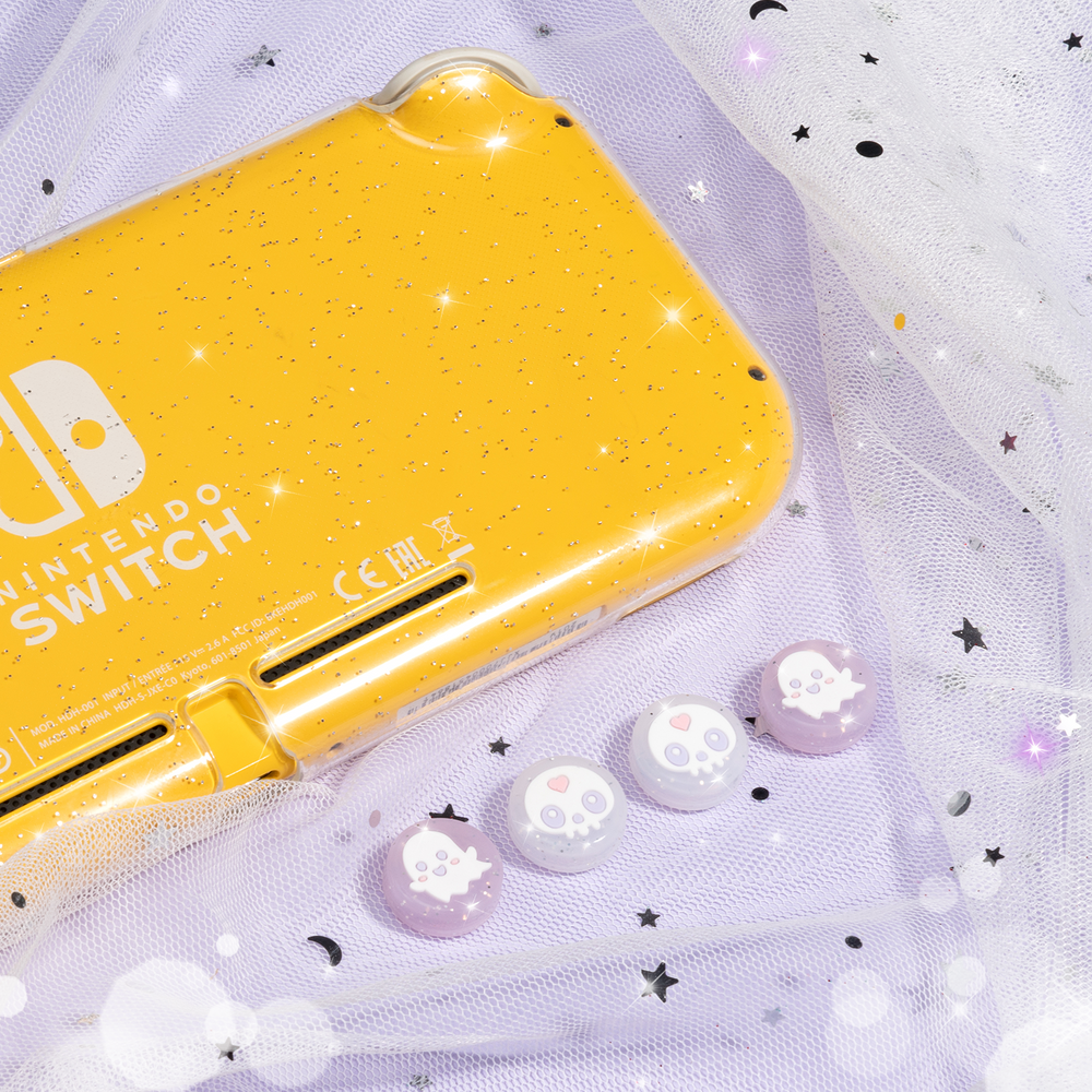 Load image into Gallery viewer, Ghost Skull Thumb Grips - Nintendo Switch Lite OLED &amp; Switch 2 Button Caps