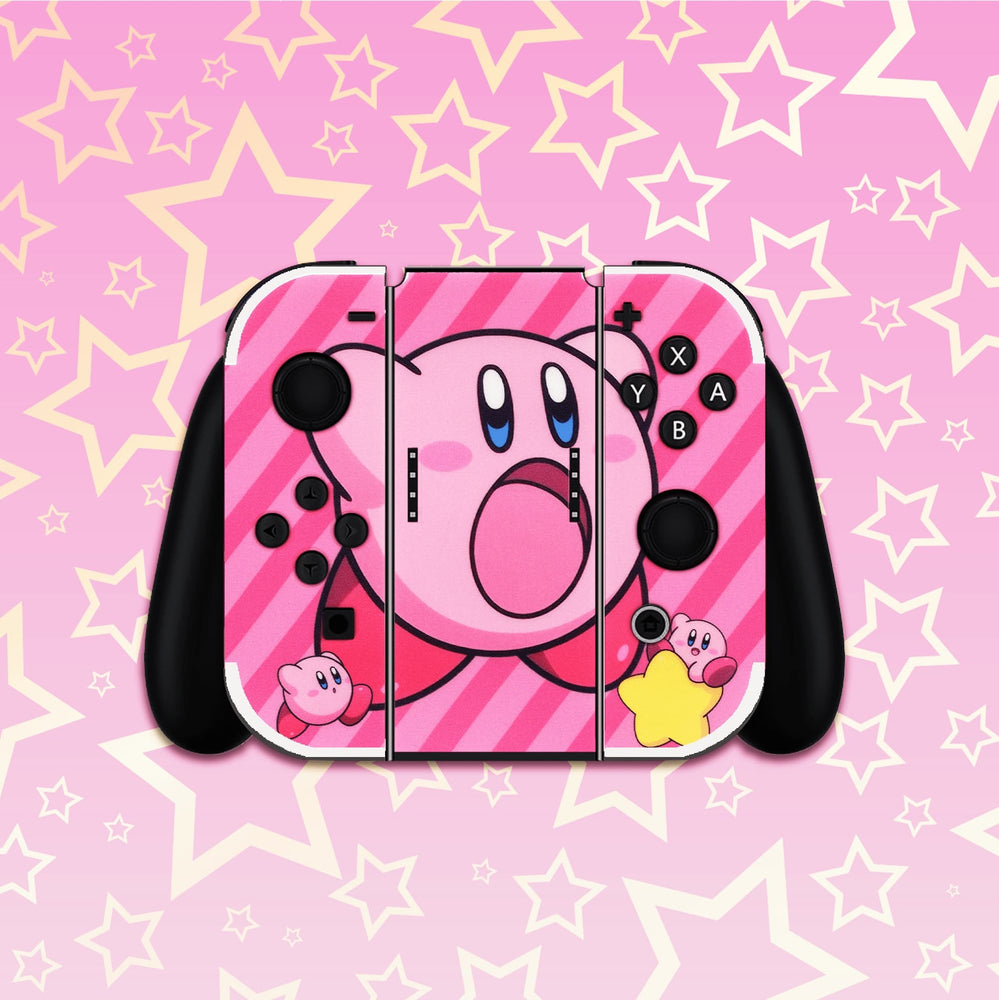 Load image into Gallery viewer, Kirby Skin | Pink Anime Nintendo Switch Old or Switch 2 Wrap