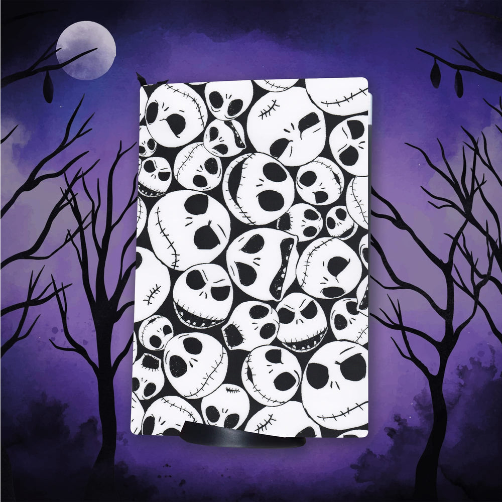 Load image into Gallery viewer, Skull PS5 Skin | Halloween Gothic Vinyl Cover Wrap Sticker