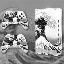 Load image into Gallery viewer, Wave Xbox Skin | Japanese Black White Vinyl for Xbox Series S or X